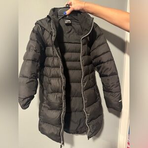 girls Long winter coat north face medium